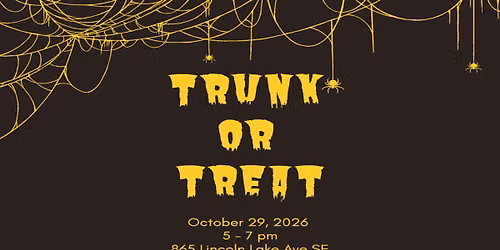 3rd Annual Halloween Trunk or Treat!