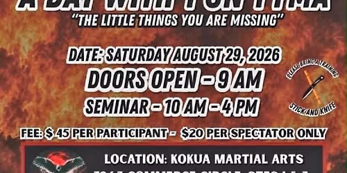 1 on 1 FMA Workshop:  The Little Things That You're Missing