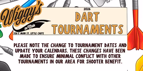 WIGGYS 5\/30 LOD 200% PAYOUT - TRIPS POT $625\/DART