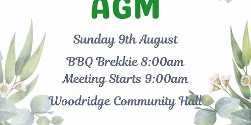 AGM - Woodridge Community Association