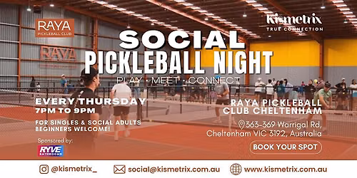 Sep 17 | Thursday Evening Pickleball for Singles Age 35-55 | Cheltenham