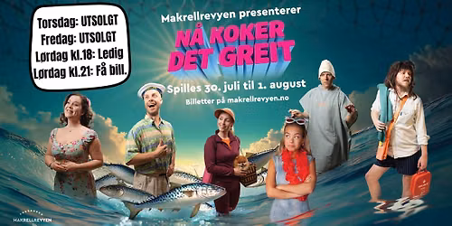 Makrellrevyen 2026: N\u00e5 koker det greit