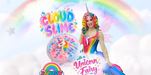 Rainbow Cloud Slime with a Unicorn Fairy