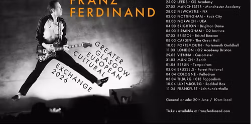 Franz Ferdinand Norwich Tickets