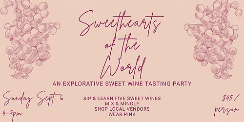 Sweethearts of the World: An Exploratory Sweet Wine Tasting Party