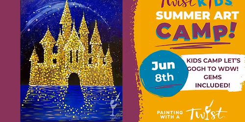 Kids Camp \u2013 June 8th | Enchanted Castle Painting (Ages 6+)