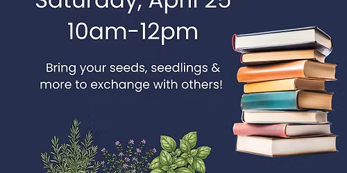 \ud83e\udeb4  \ud83d\udcd5 Plant & Book Exchange @ 3andME \ud83d\udcda \ud83c\udf31 