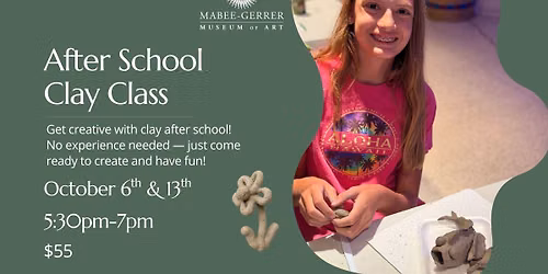After School Clay Class  