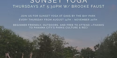 FREE Sunset Yoga in Panama City | Weekly Outdoor Series