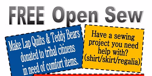 FREE OPEN SEW - 1st Tuesdays in 2026!