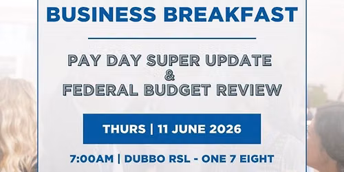 Dubbo Business Breakfast