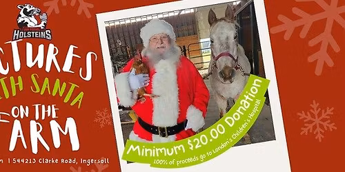 \ud83c\udf85\u2728 Pictures with Santa on the Farm! \ud83c\udf84\ud83d\udc2e