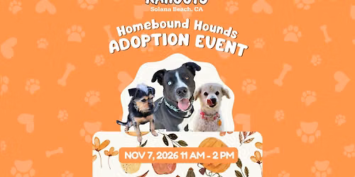 Kahoots Solana Beach Adoption Event