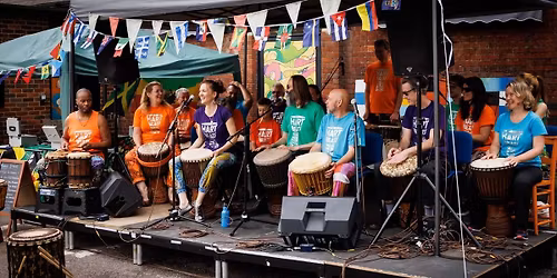 West African Drumming for Beginners 6.30 - 8 pm, Dance 8 - 9.30 pm