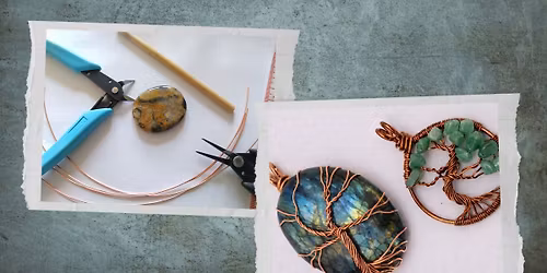 Tree of Life Wire Wrap Pendant Workshop \u2013 Beginner Friendly