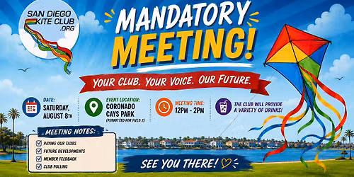 August Meetup for San Diego Kite Club
