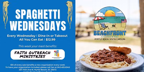 Spaghetti Wednesday ft Faith Outreach Ministries 