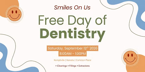 \ud83c\udf89SMILES ON US 2026 - FREE DAY OF DENTISTRY\ud83d\udc99\ud83e\uddb7\ud83d\udc9a
