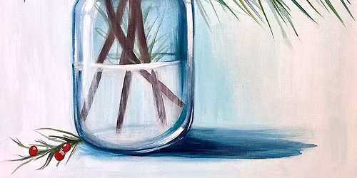 Holidays in a Glass-Paint Party