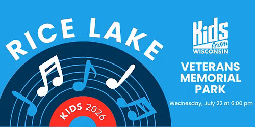 RICE LAKE (FREE & OUTDOOR) : "America's Soundtrack; The Pulse of a Nation"