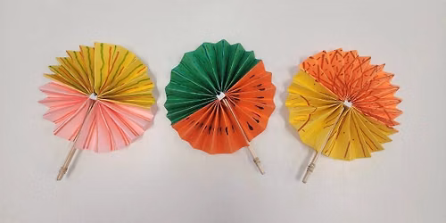 Monthly Craft: DIY Folding Fan