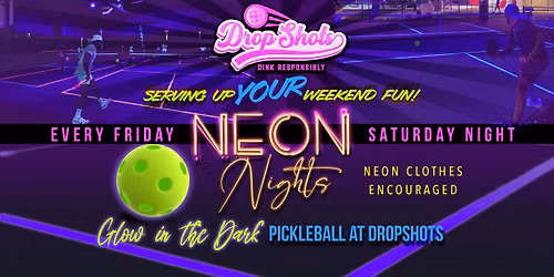 Neon Nights - Glow in the Dark Pickleball