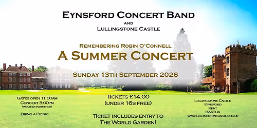 Summer Concert at Lullingstone Castle - Remembering Robin O'Connell