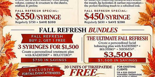 FALL REFRESH EVENT