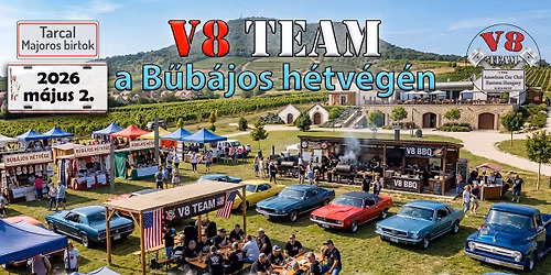 V8 Team a bor \u00fcnnepen.