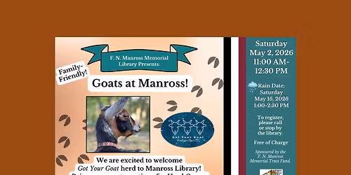 Goats at Manross!