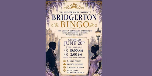 Bridgerton Brunch Bingo