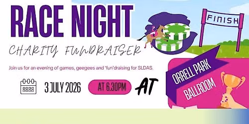 SLDAS Charity Race Night Fundraiser!