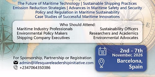 Leadership Seminar: Navigating the Future: Innovations in Maritime Technology and Sustainability 