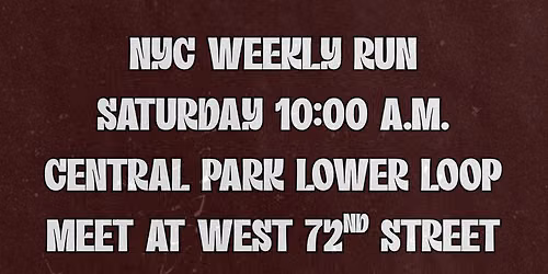 The Renaissance  Run Club (NYC WEEKLY RUNS)