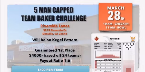 5 Man Capped Team Baker Challenge 