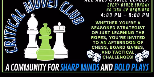 Critical Moves Board Game Club