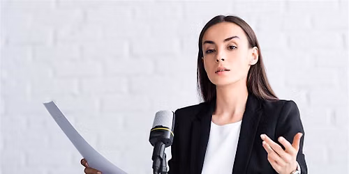 Master Public Speaking & captivate any room with confidence**Online Event**