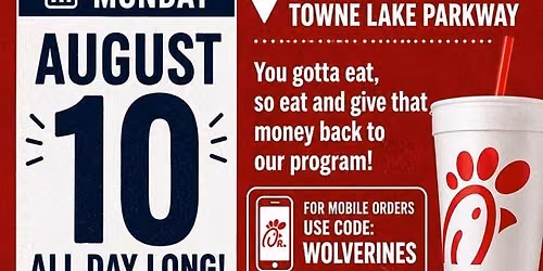 Woodstock Football K-1: Chick-fil-a Spirit Night