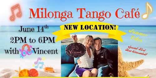 Milonga Tango Caf\u00e9 ~ Sunday Afternoon Edition with DJ Vincent