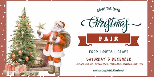 Save the date - Sussex Emmaus Christmas Fair