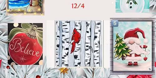 Holiday Sip and Paint- Dukes Northwoods -Private 