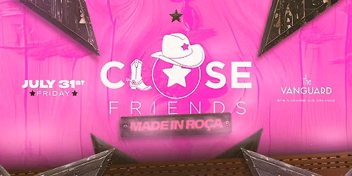 Close Friends At The Vanguard