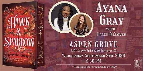 Ayana Gray with Ellen O'Clover Live at Tattered Cover Aspen Grove