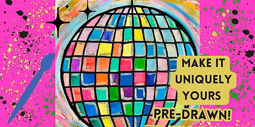 EichenPaint "PaintPic at the Disco\u201d (A PRE-DRAWN CANVAS) 12\/18