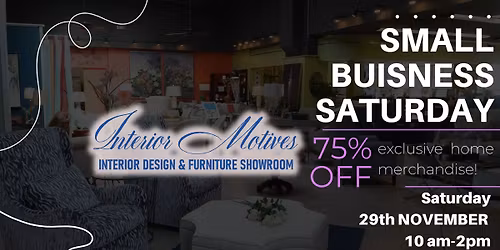 Small Business Saturday – Big Savings!