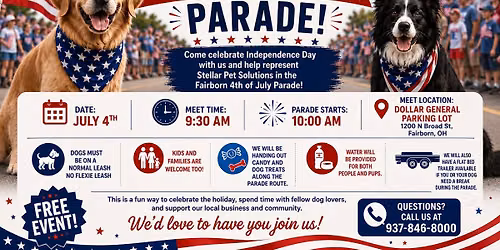 Come walk in the 4th of July Parade with us!