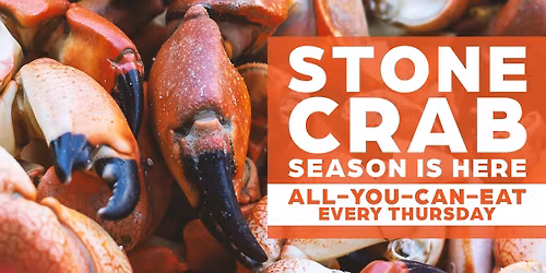 ALL-YOU-CAN-EAT Stone Crab Every Thursday