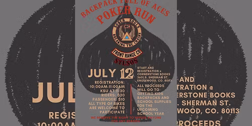 Backpack Full of Aces Poker Run