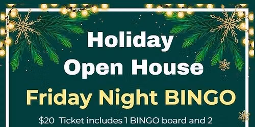 Holiday Open House Evening BINGO