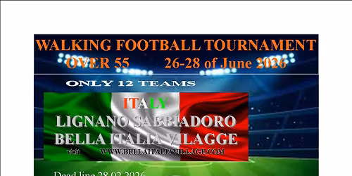 Intenational Walking Football Over 55